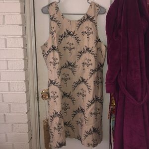 Gap neutral fit and flare dress women’s size 14